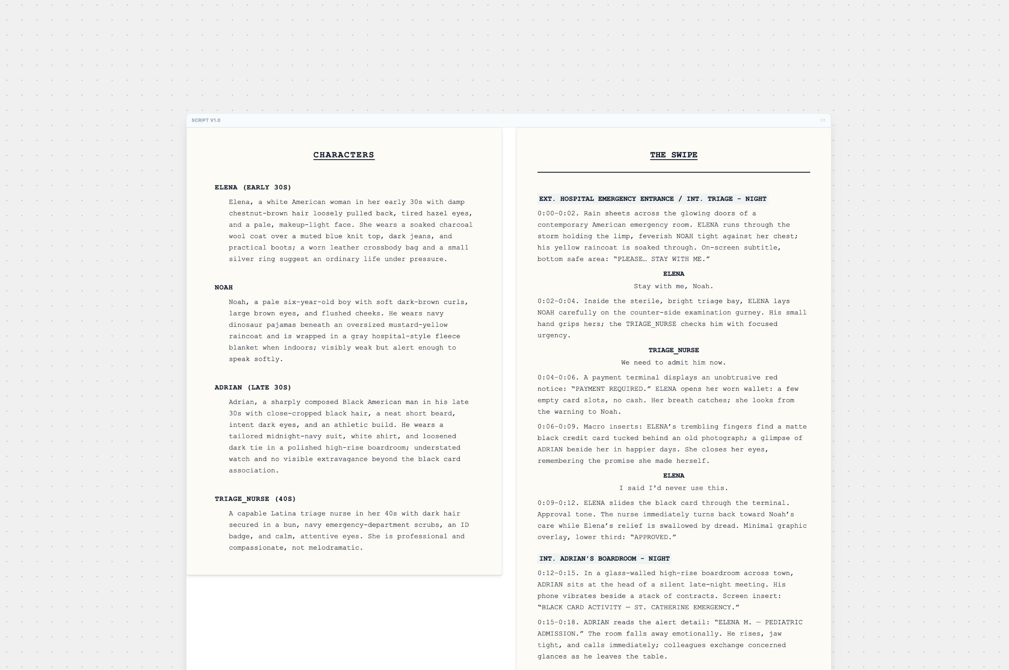 Script canvas
