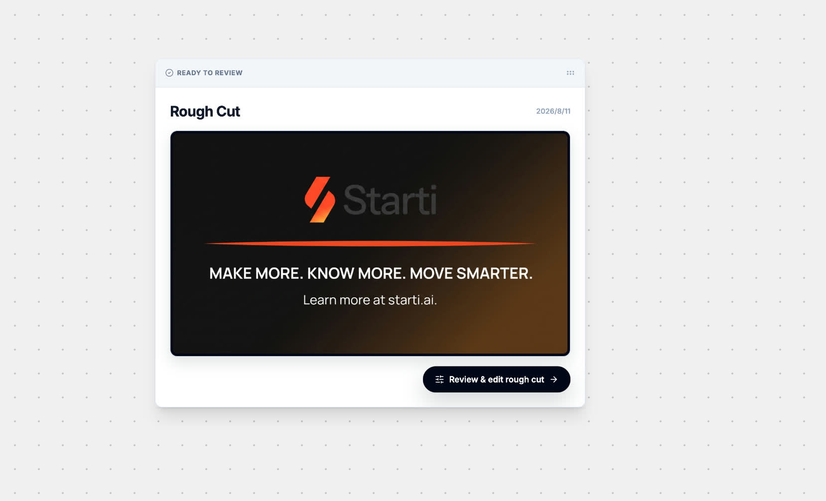 Rough Cut